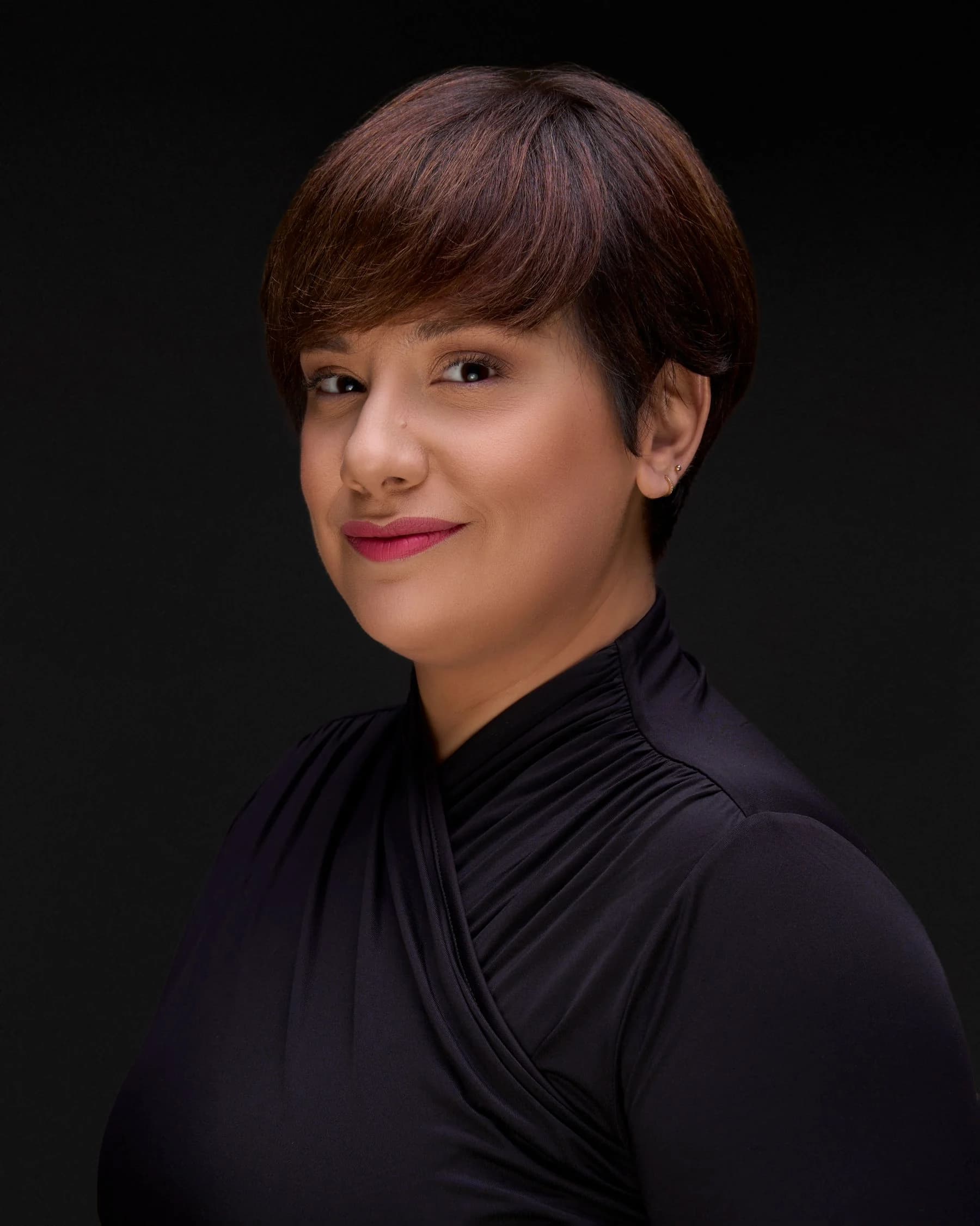 Professional studio portrait of a woman